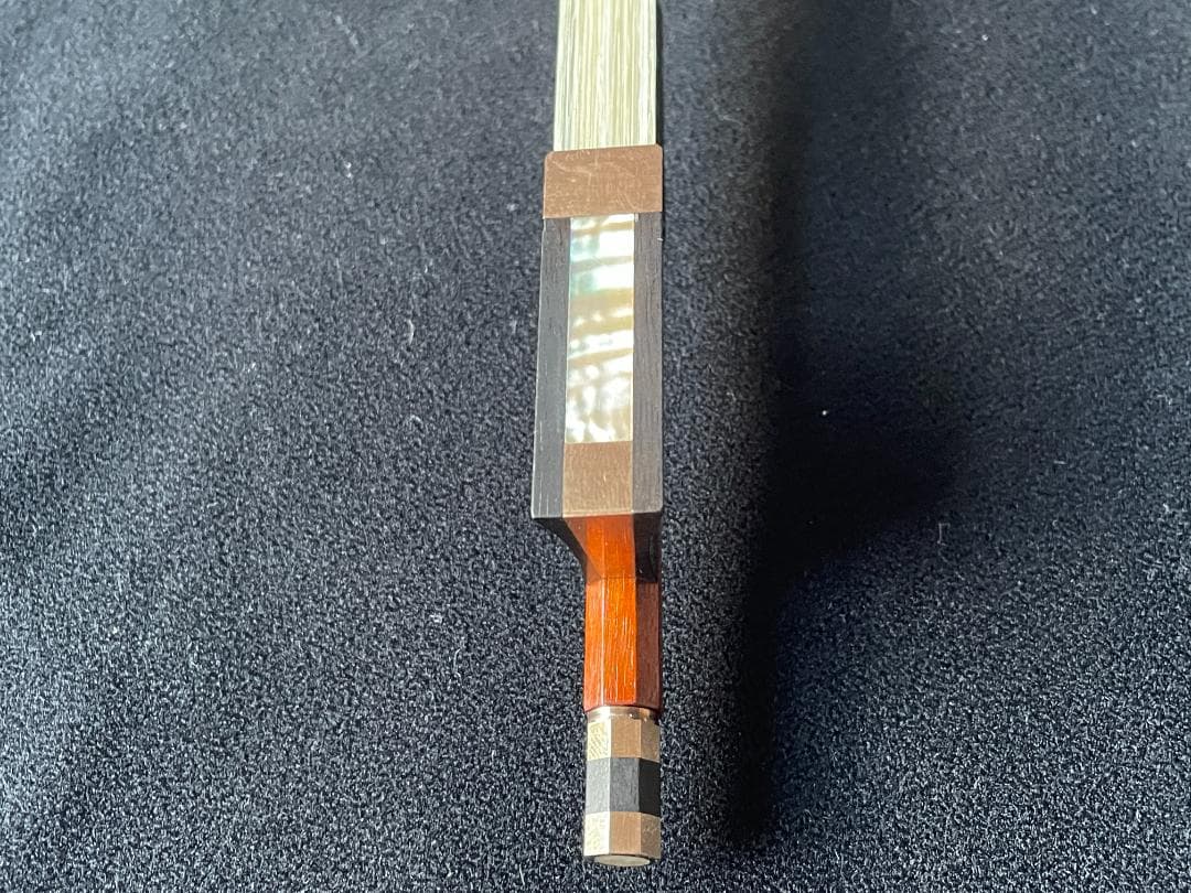 杉藤武司氏 マスターメイド 金黒檀 最高級 バイオリン弓 メーカーメンテ済み