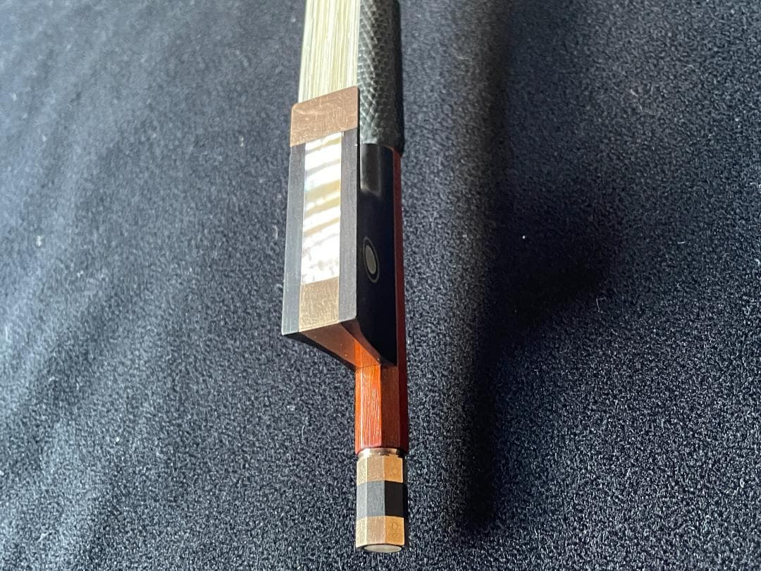 杉藤武司氏 マスターメイド 金黒檀 最高級 バイオリン弓 メーカーメンテ済み