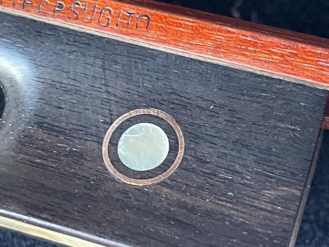 杉藤武司氏 マスターメイド 金黒檀 最高級 バイオリン弓 メーカーメンテ済み