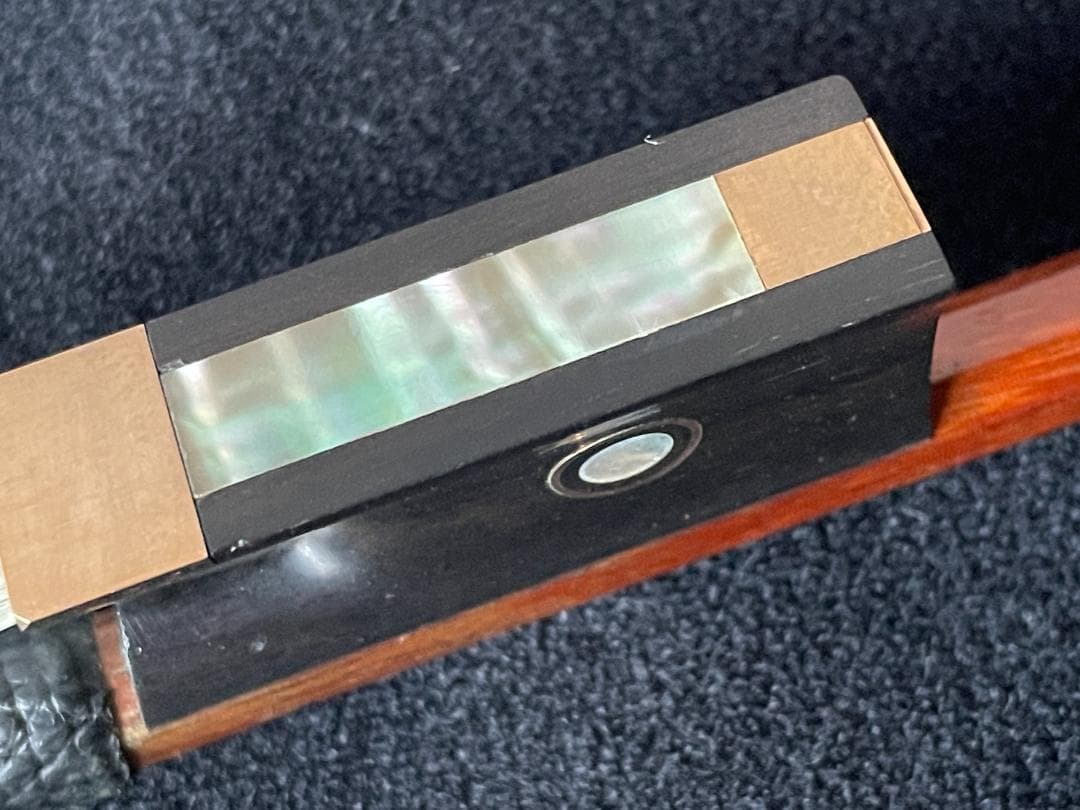 杉藤武司氏 マスターメイド 金黒檀 最高級 バイオリン弓 メーカーメンテ済み