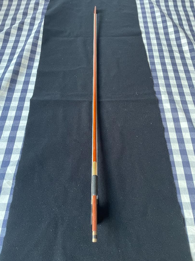 杉藤武司氏 マスターメイド 金黒檀 最高級 バイオリン弓 メーカーメンテ済み