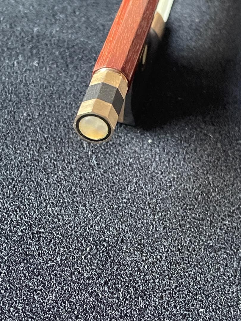 杉藤武司氏 マスターメイド 金黒檀 最高級 バイオリン弓 メーカーメンテ済み