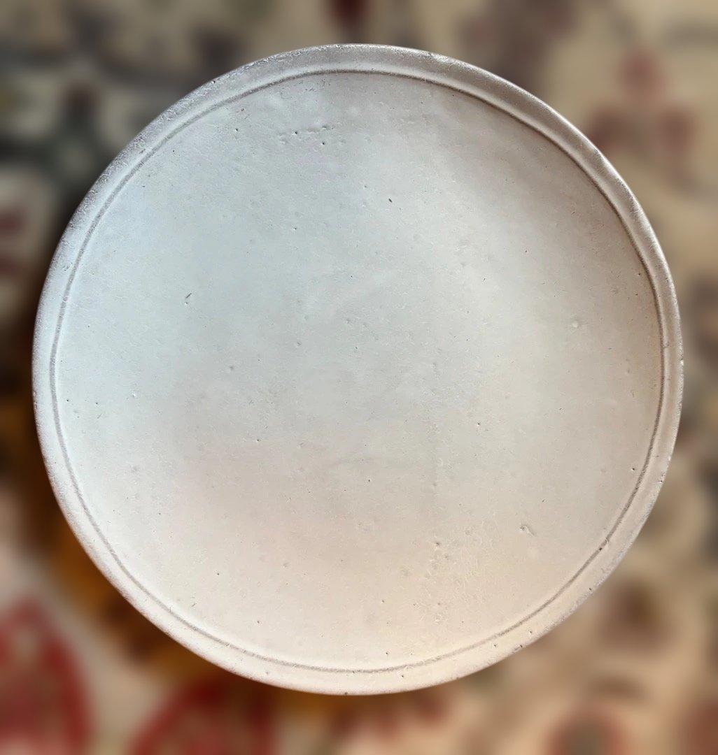 Astier de Villatte26cm陶器円形プレート