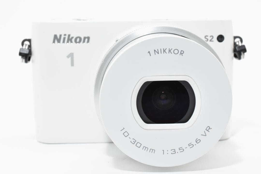 ■美品■Nikon ニコン 1 S2 ホワイト レンズキット