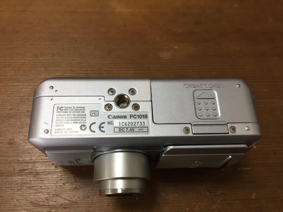 良品 撮影画像あり　Canon　PowerShot S30　付属品あり　液晶綺麗