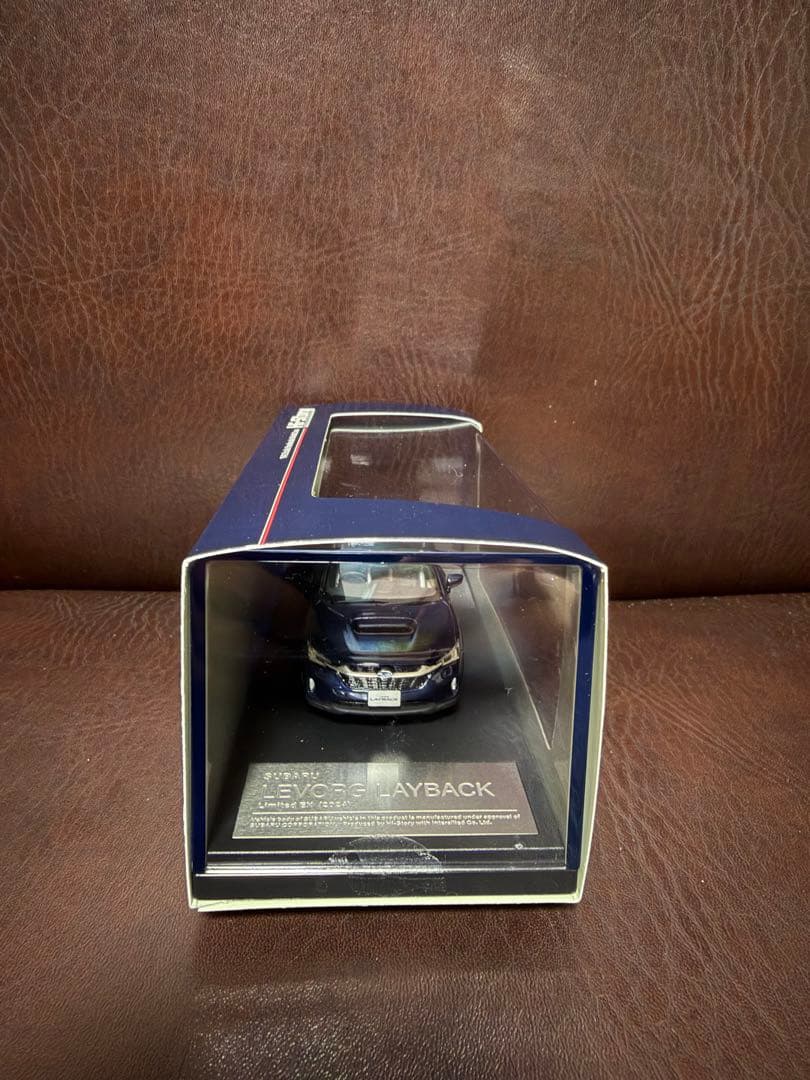 新品 Hi-Story 1/43 スバル レイバック サファイアブルー・パール