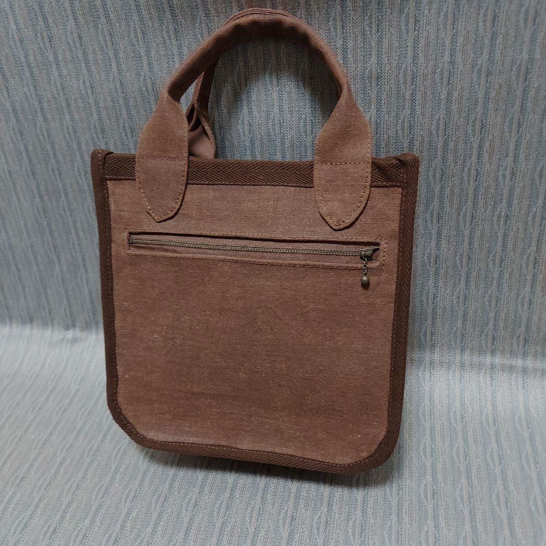 柿渋染め酒袋のトートバック(小)