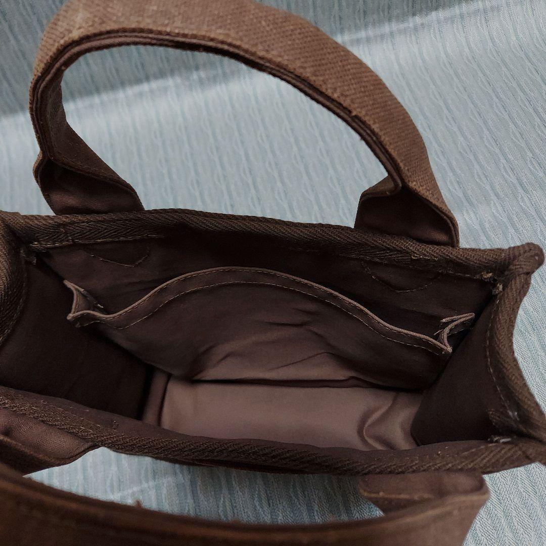 柿渋染め酒袋のトートバック(小)