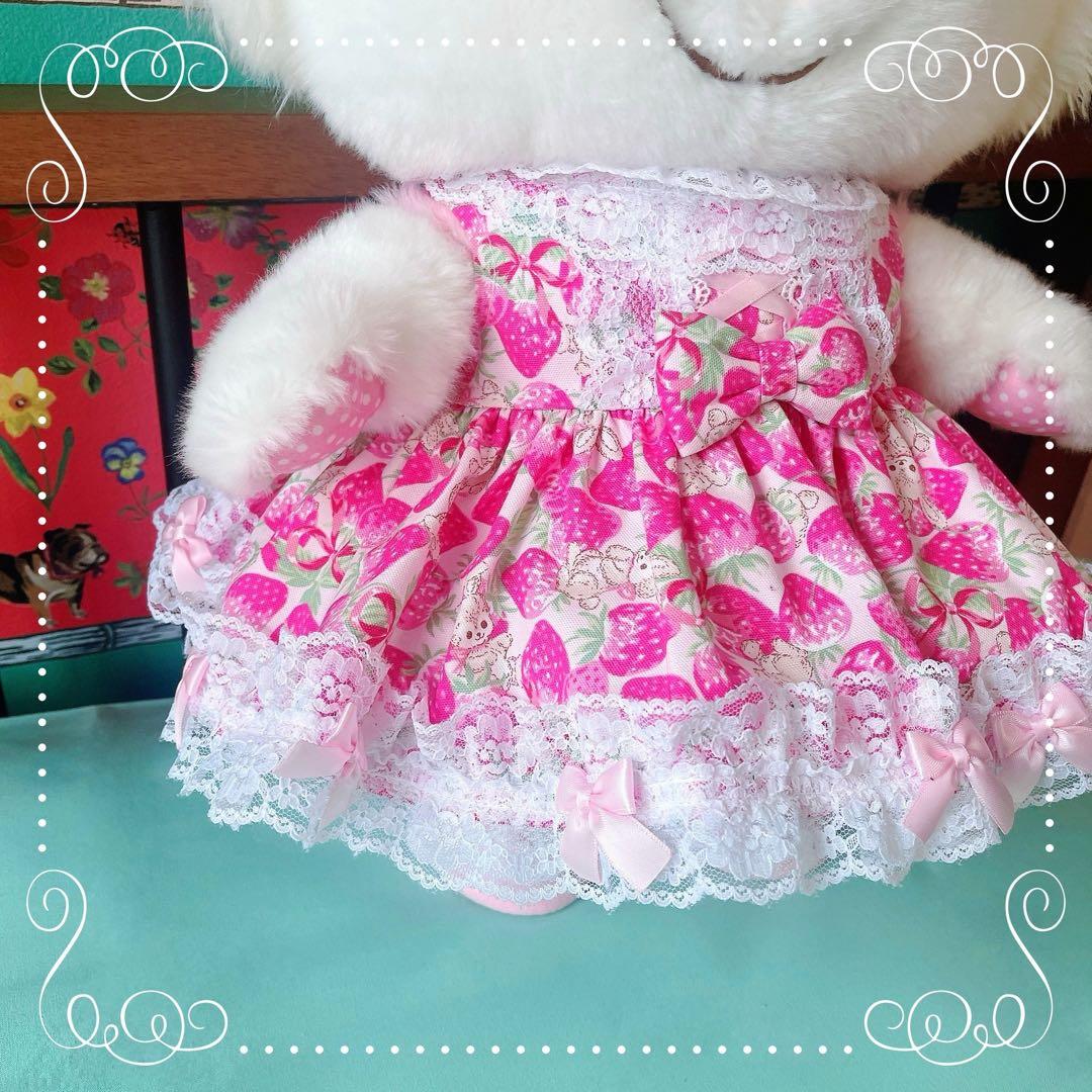 メルメルドール　いちごうさぎのワンピースセット　ウィッシュミーメル