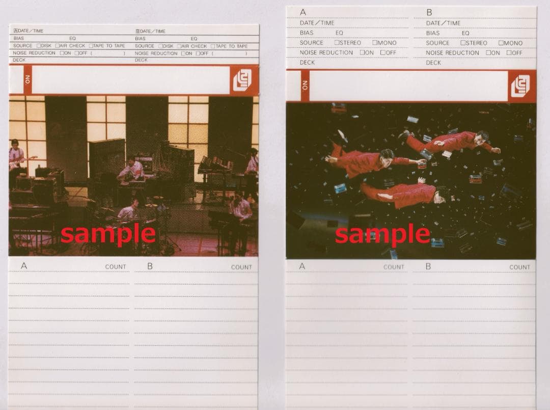 YMO FUJIカセットインデックスキット　31枚セット【非売品】【希少品】