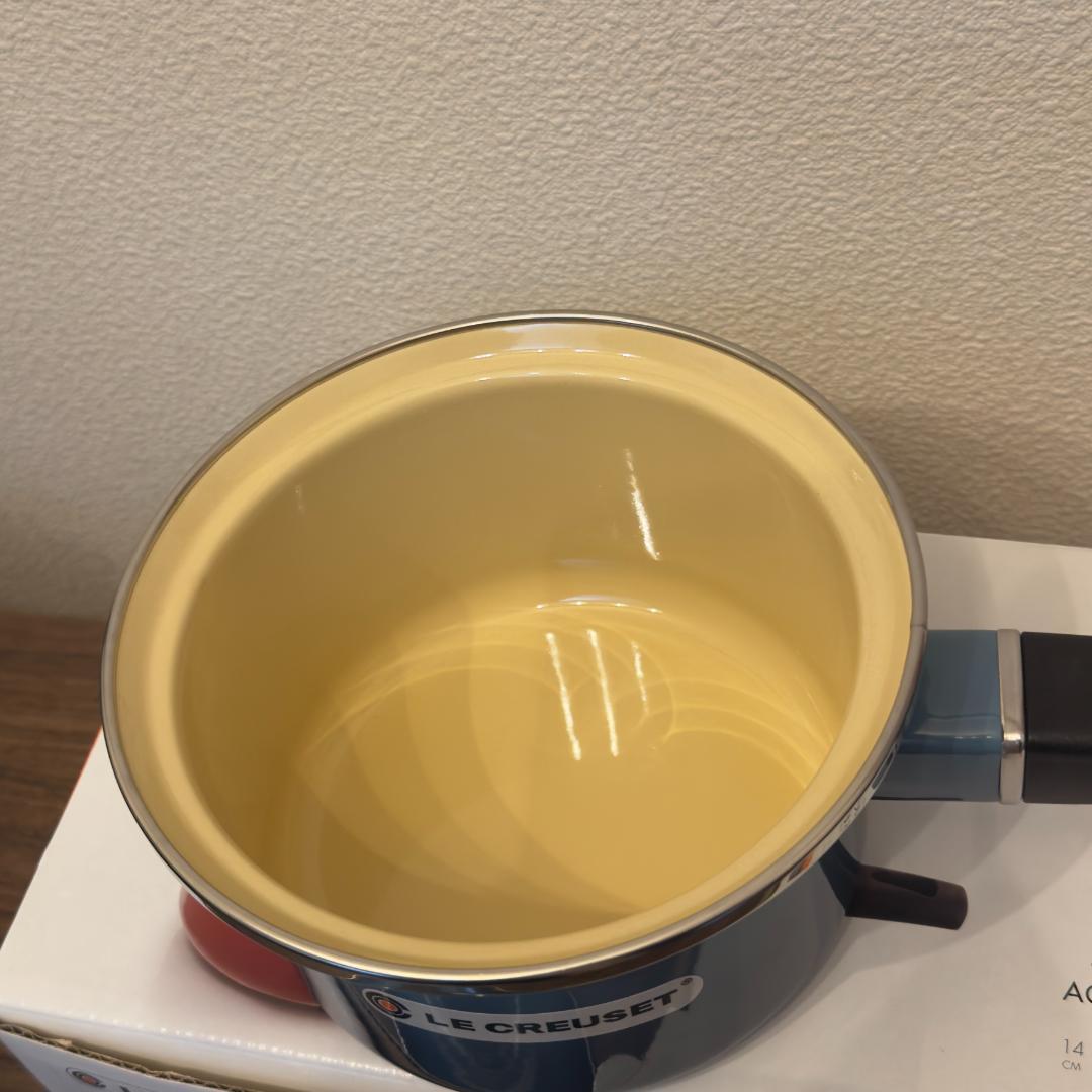 LE CREUSET エナメル鋼 片手鍋 14cm 新品未使用品