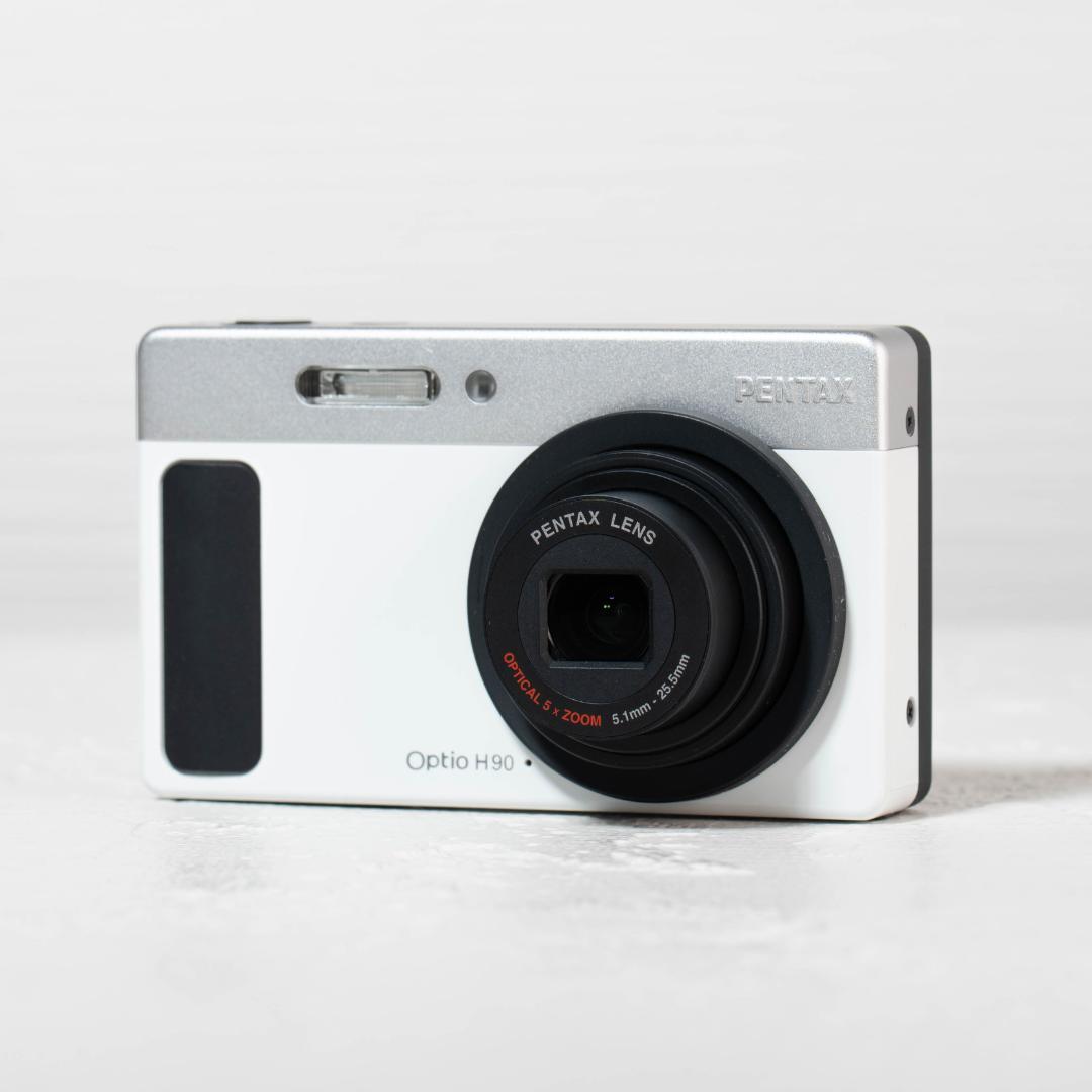 【可愛いすぎるコンデジ】PENTAX optio H90 ホワイト×シルバー