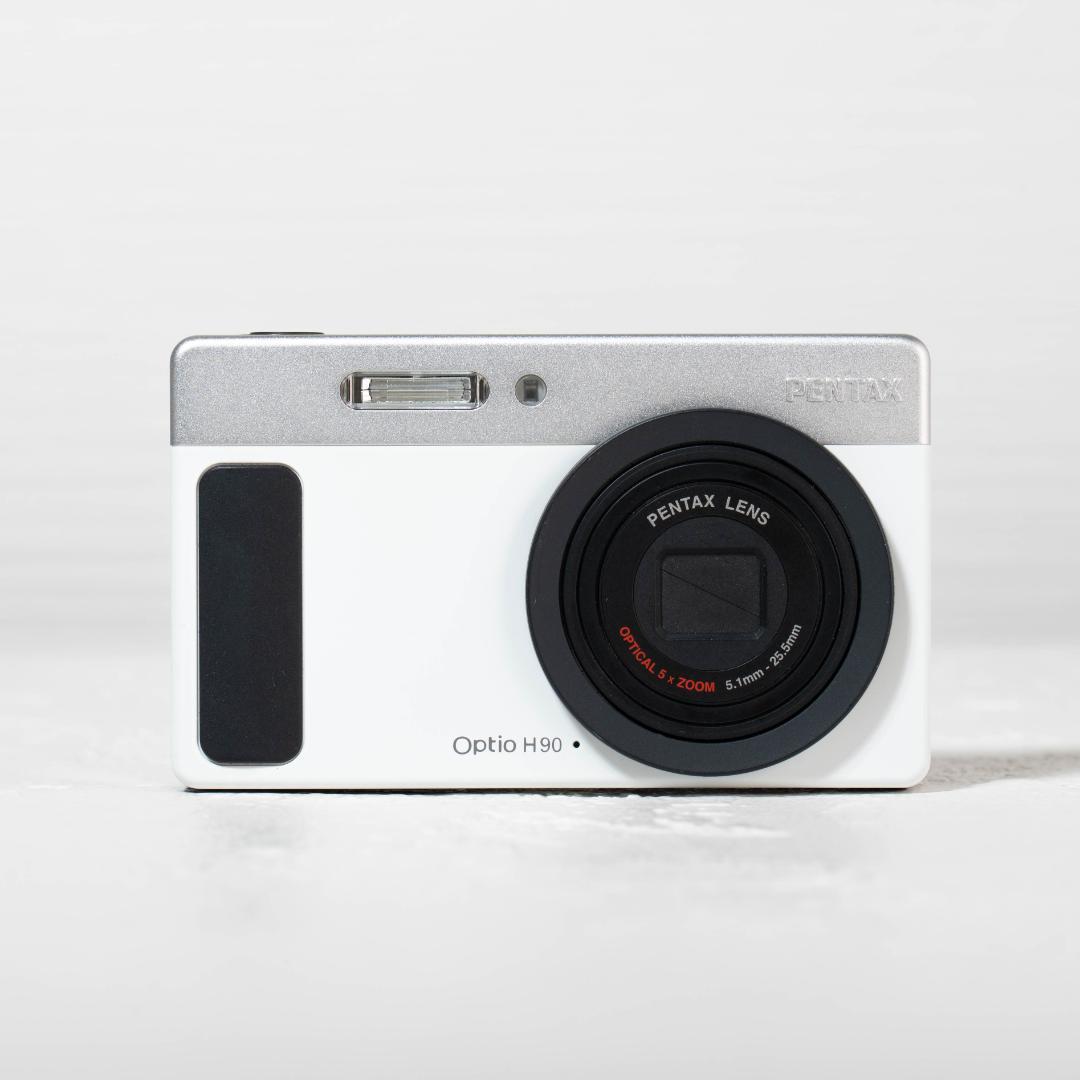 【可愛いすぎるコンデジ】PENTAX optio H90 ホワイト×シルバー