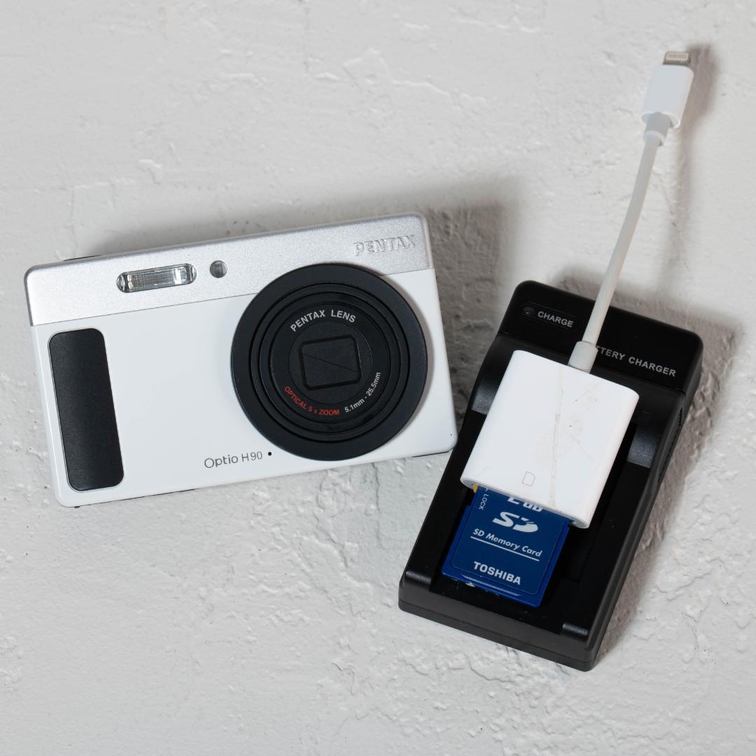 【可愛いすぎるコンデジ】PENTAX optio H90 ホワイト×シルバー