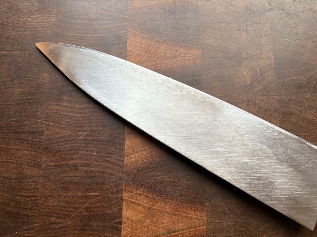 堺　實光刃物　arata 青鋼　片刃 牛刀　210mm 包丁　霞　和包丁　黒檀