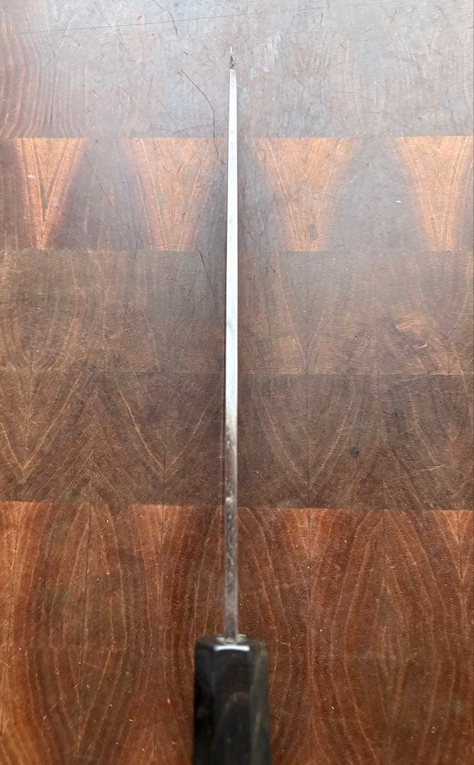 堺　實光刃物　arata 青鋼　片刃 牛刀　210mm 包丁　霞　和包丁　黒檀