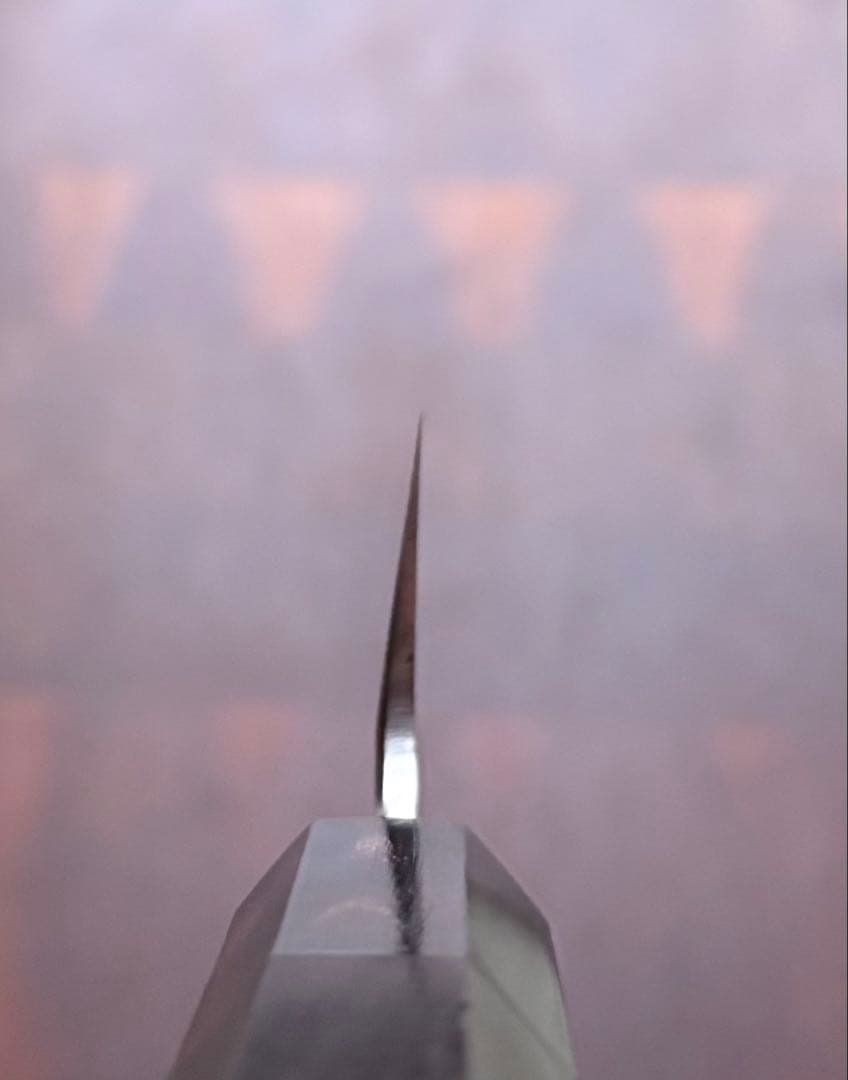 堺　實光刃物　arata 青鋼　片刃 牛刀　210mm 包丁　霞　和包丁　黒檀