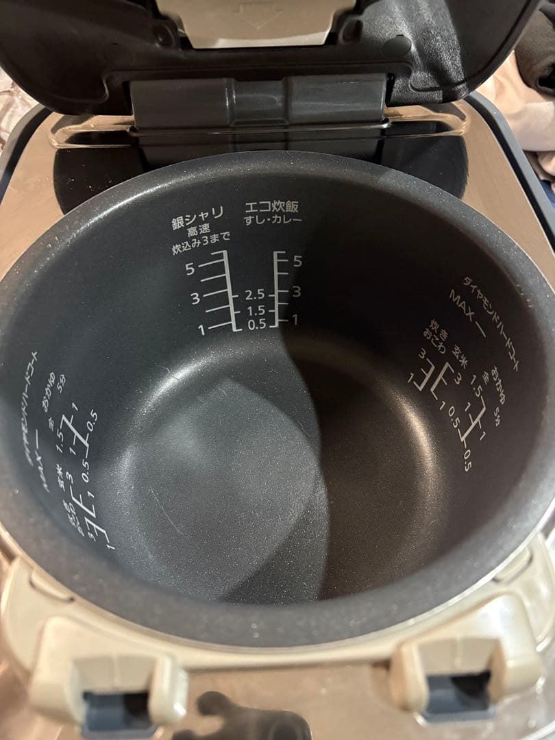 Panasonic SR-MPB100グレー 炊飯器　5.5合