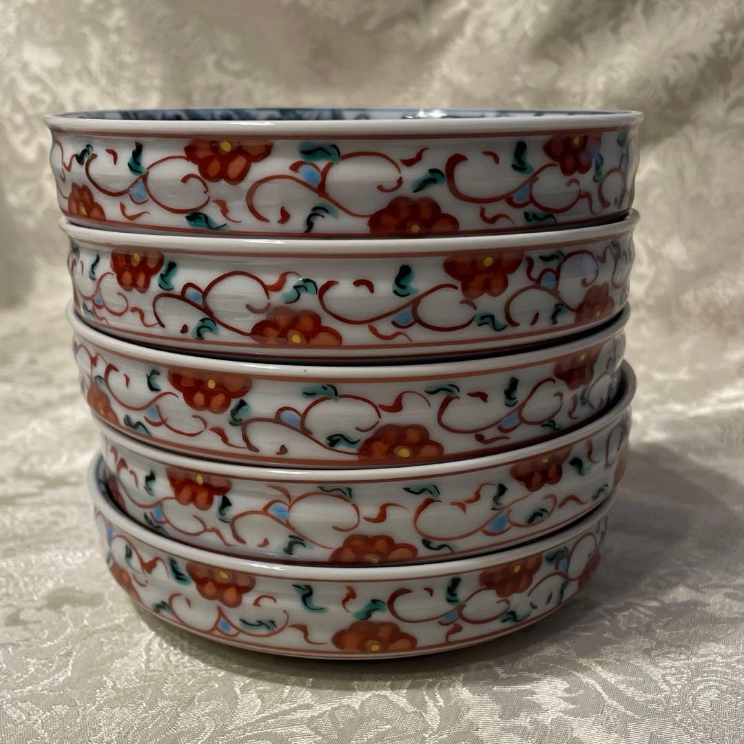 京焼　清水焼【瑞昭窯】皿　五枚組