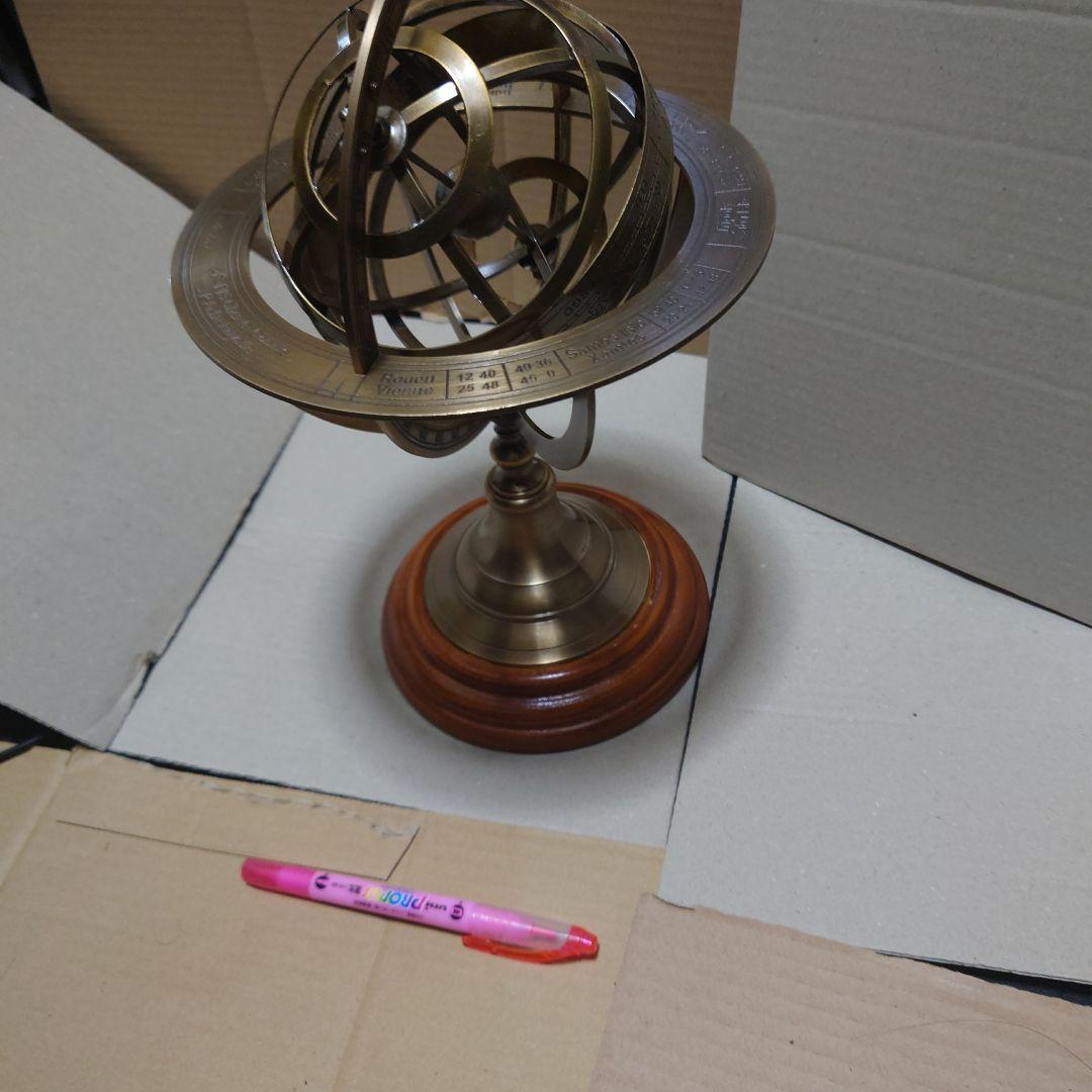 天球儀　アンティーク雑貨 置物　インテリア オブジェ　地動説　天動説　チ。