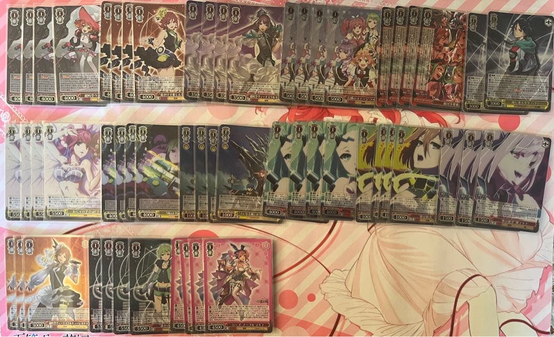 ヴァイスシュヴァルツ　マクロスΔリンク軸デッキ　フルDCR 調整パーツ付き