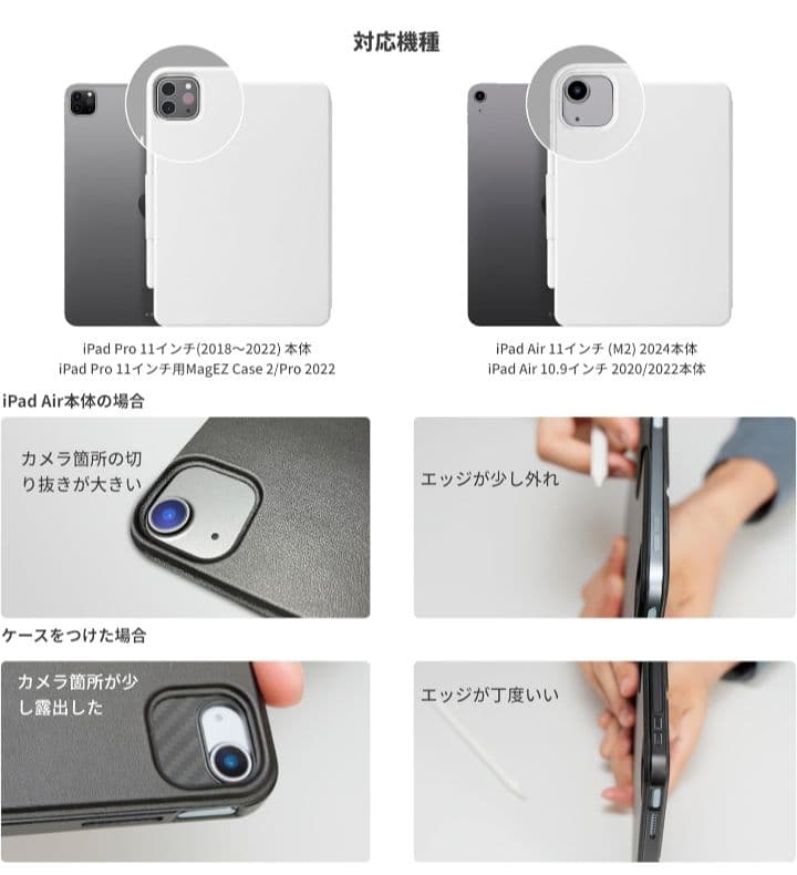 PITAKA iPad Air 11インチ ケースM3/M2　2025/2024