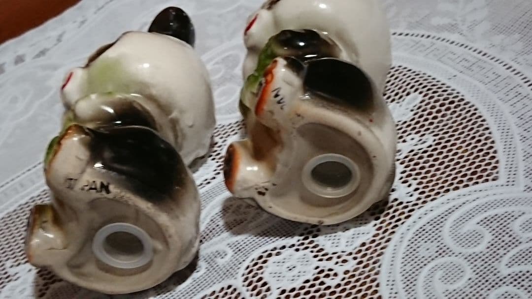 レア＊アンティーク＊昭和レトロ パンダのソルト＆ペッパー入れ ホールマーク