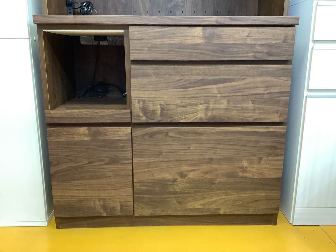 食器棚 モイス コンセント付き キッチンボード