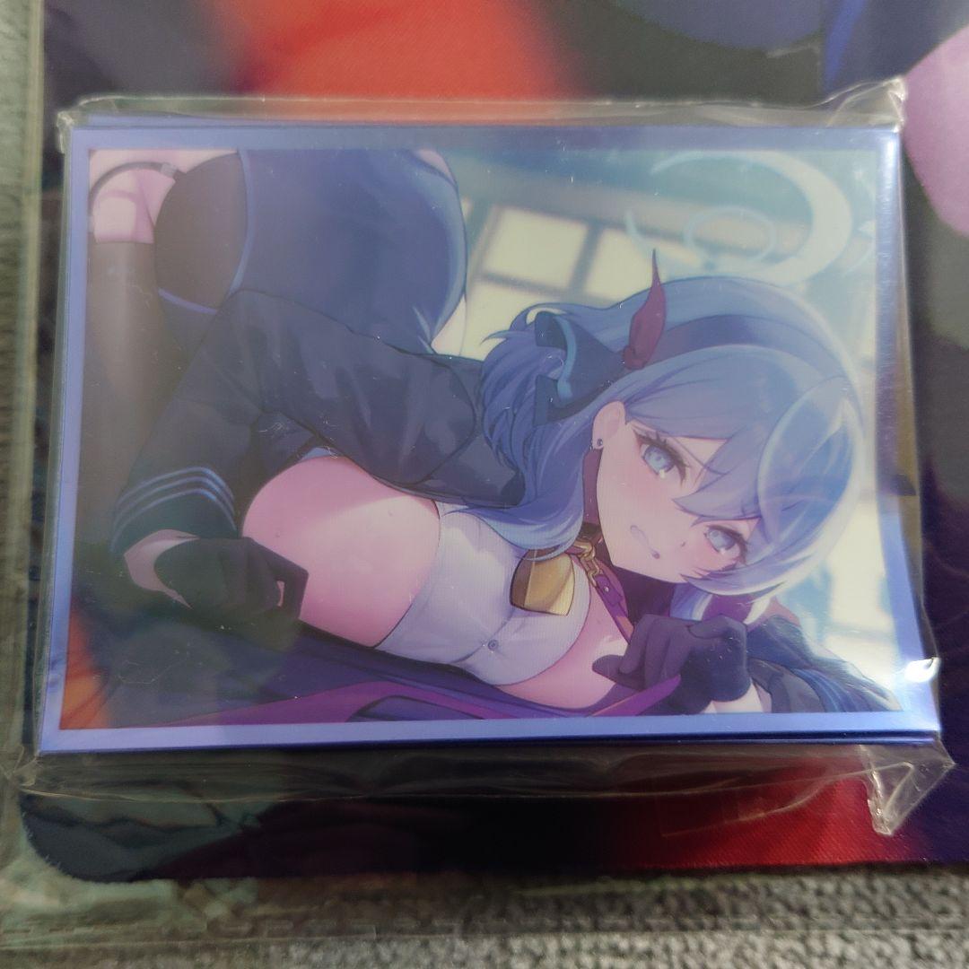 α2 ブルーアーカイブ 首輪&伏せ&鈴 天雨アコ スリーブ&プレイマット