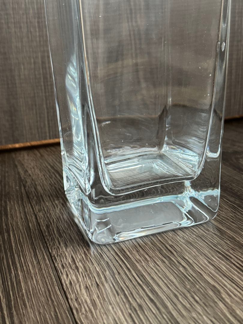 ガラスフラワーベース 角型 長方形花瓶特大　100x100x高720