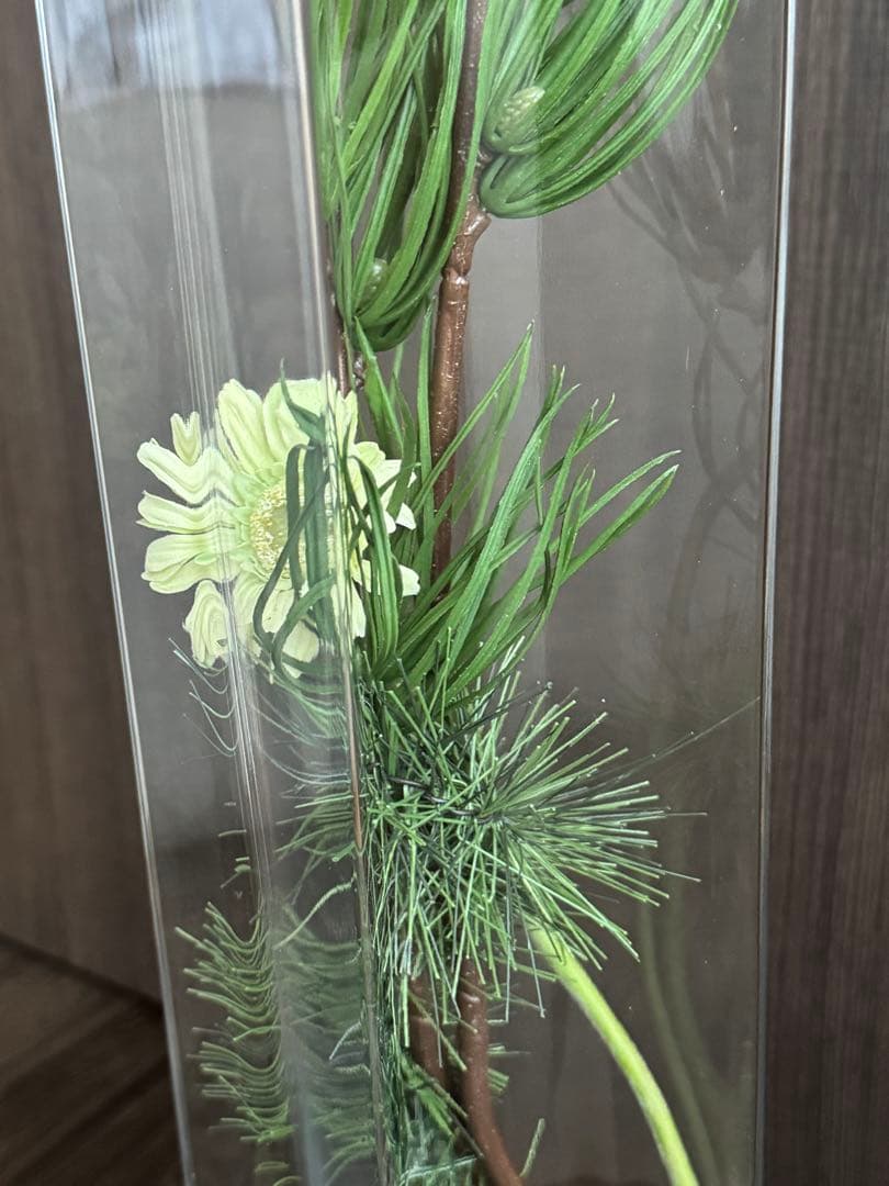 ガラスフラワーベース 角型 長方形花瓶特大　100x100x高720