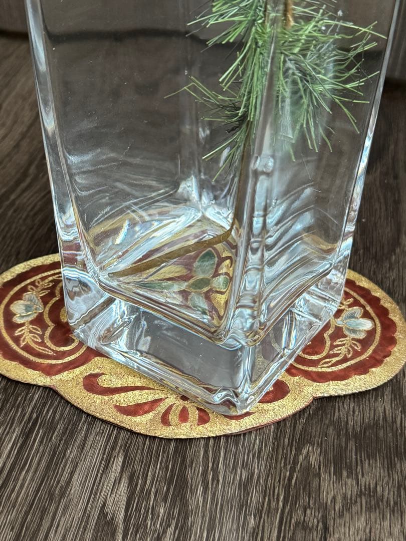 ガラスフラワーベース 角型 長方形花瓶特大　100x100x高720