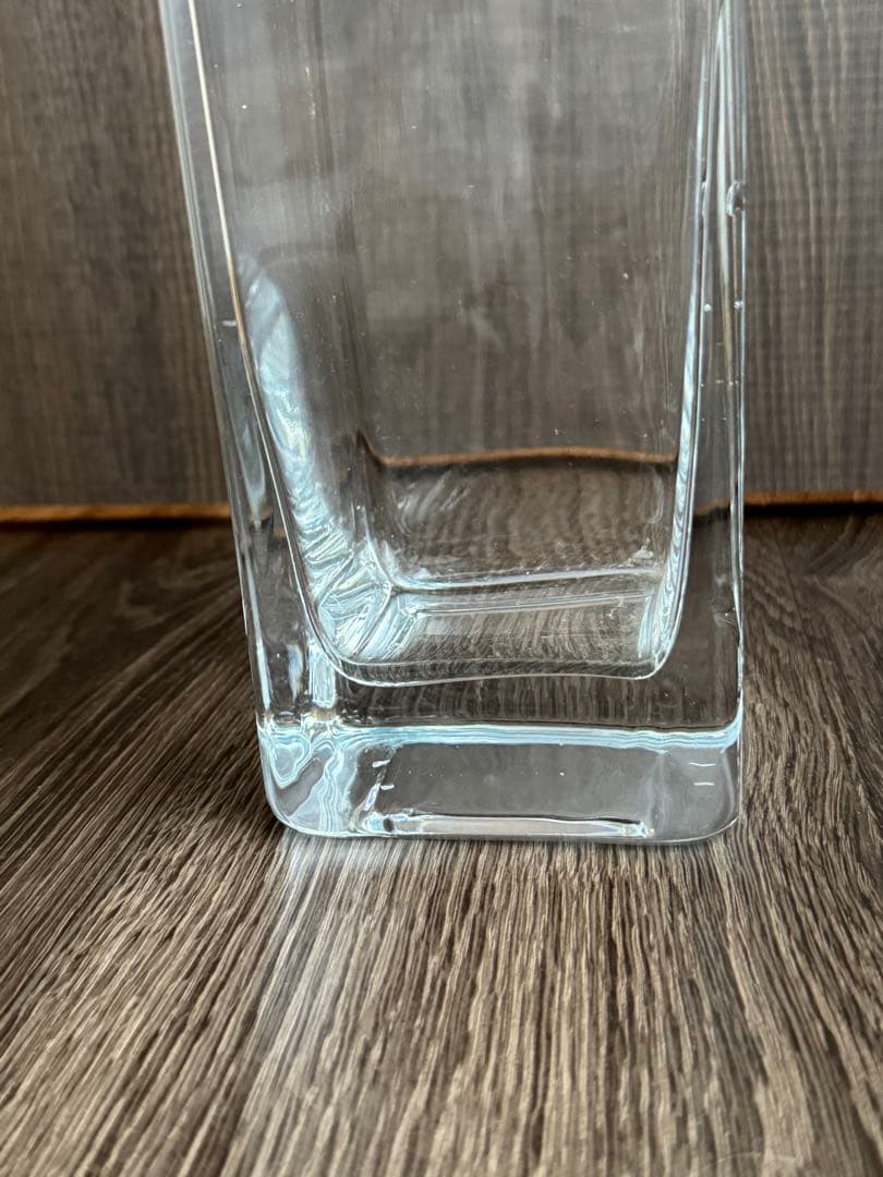 ガラスフラワーベース 角型 長方形花瓶特大　100x100x高720