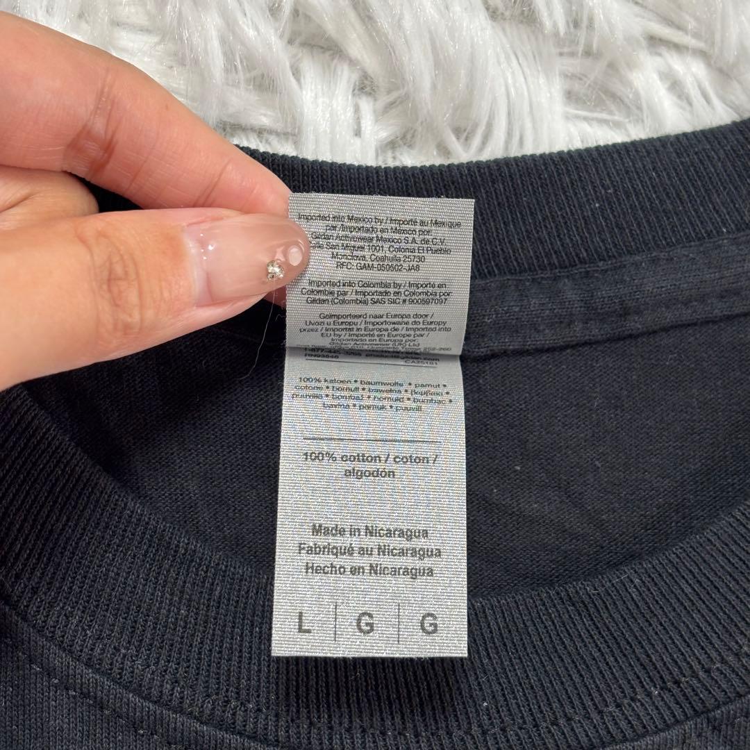 未使用品 ナインスアポロ 長袖Tシャツ L 大きめ バックプリント ユニセックス