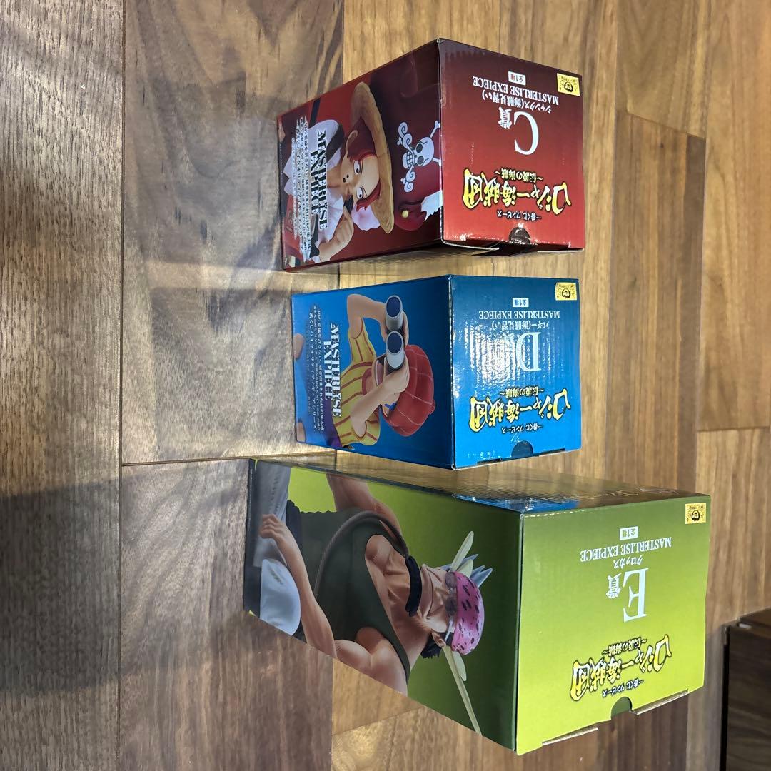 ワンピース フィギュア C賞シャンクスD賞バギーE賞 クロッカスセット