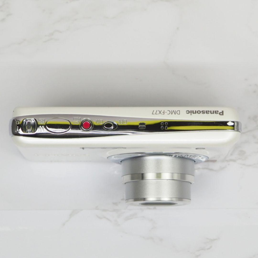 ✨️LUMIX DMC-FX77 動作確認済 コンデジ オールド リリーホワイト