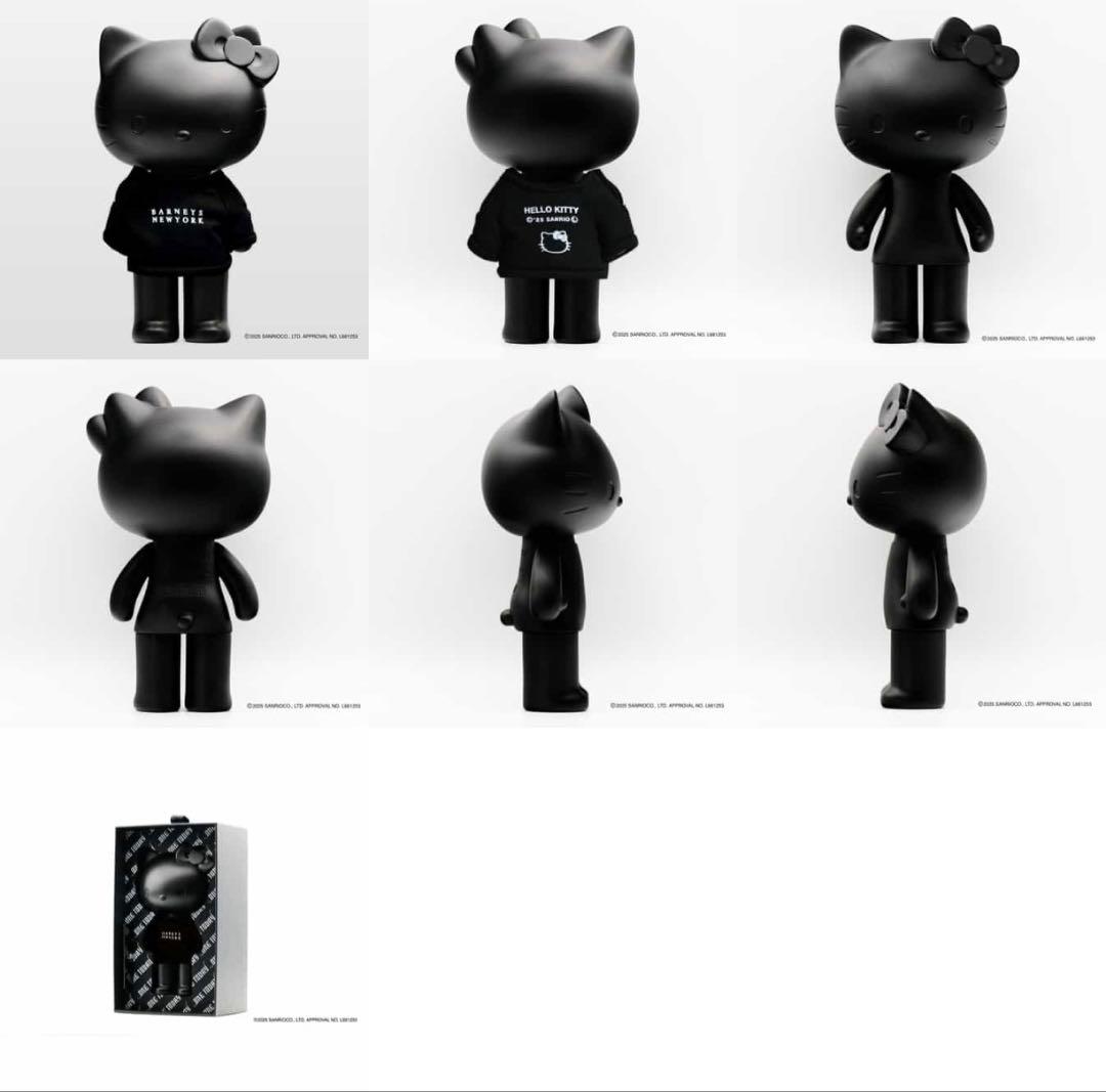 新品 ハローキティ マットブラックフィギュア
