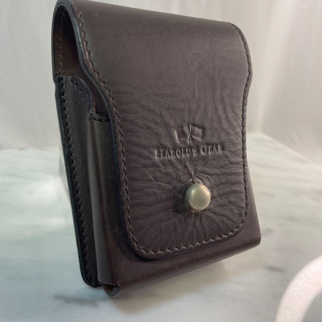 HAROLD'S GEAR レザータバコケース ダークブラウン