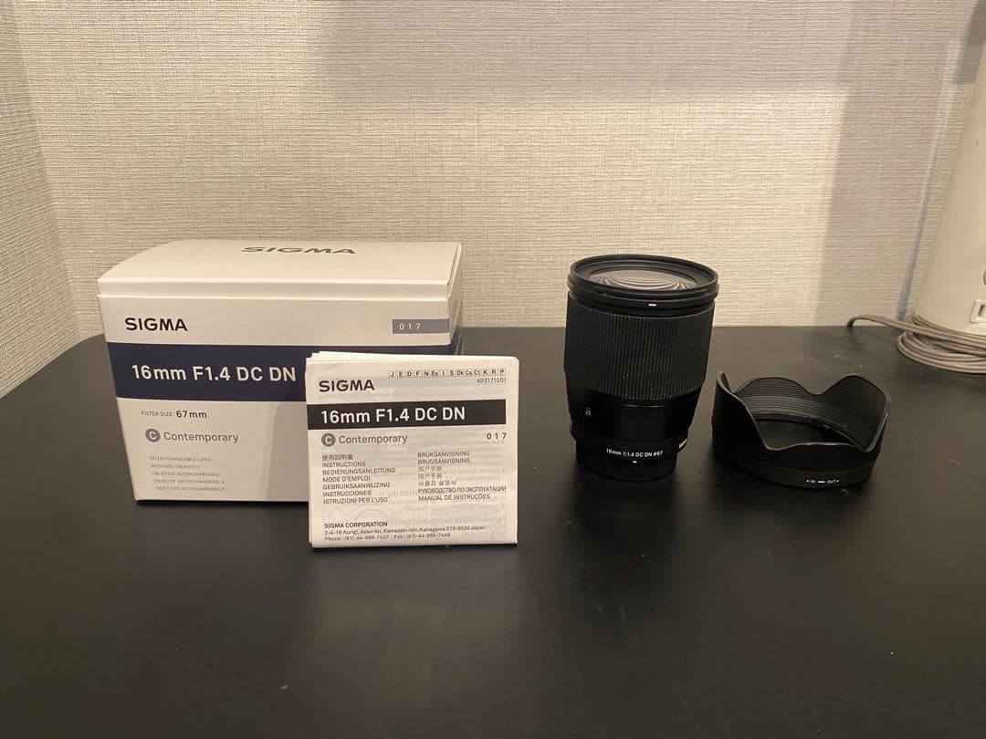 【美品】作例あり SIGMA 16mm f1.4dcdn (M4/3マウント)