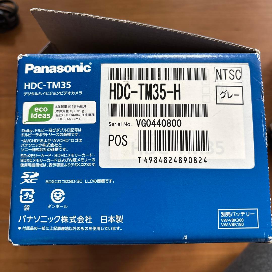Panasonic HDC-TM35 32GB ビデオカメラ