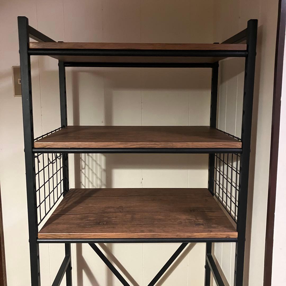 山善 YAMAZEN 冷蔵庫上ラック ゴミ箱上ラック