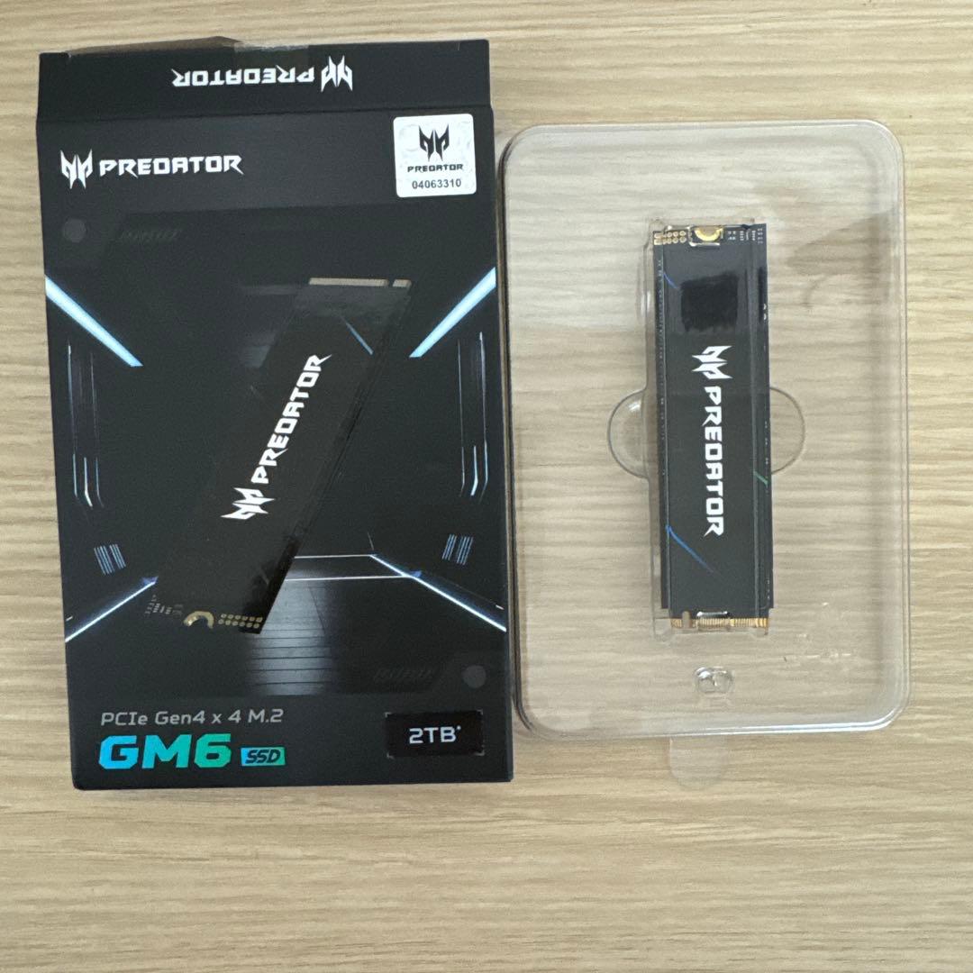 UNIFY DRIVE UT2 SSD2TB付属