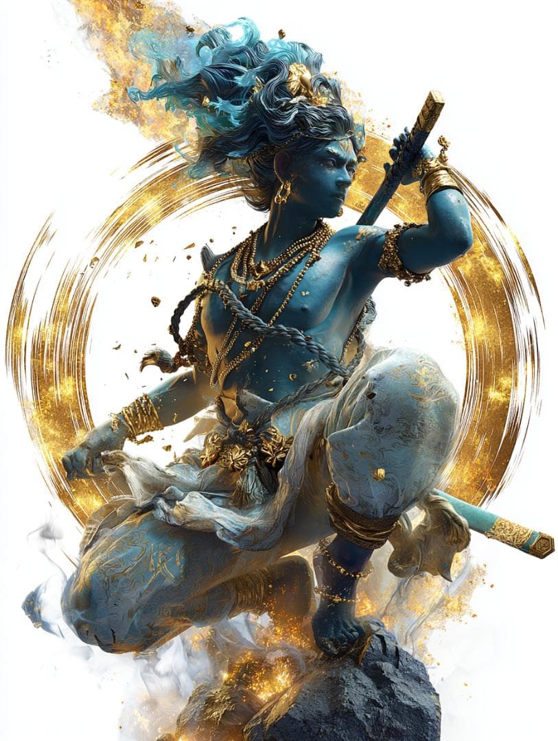 14【西方の守護神☆白虎】邪気退散・金運上昇・家運隆盛【ヒーリング聖獣画】