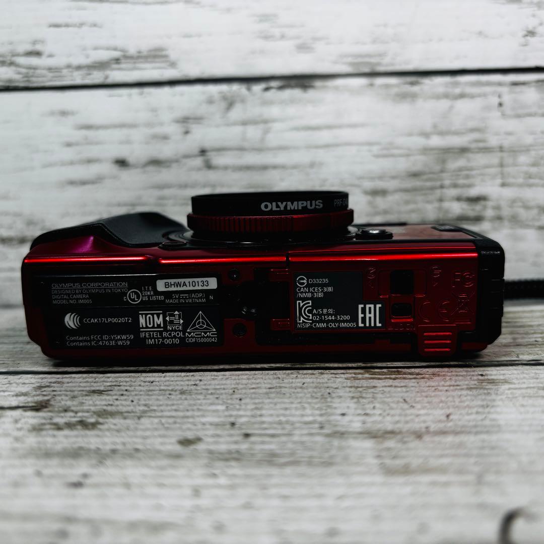 【動作良好】OLYMPUS デジタルカメラ TOUGH TG-5 レッド
