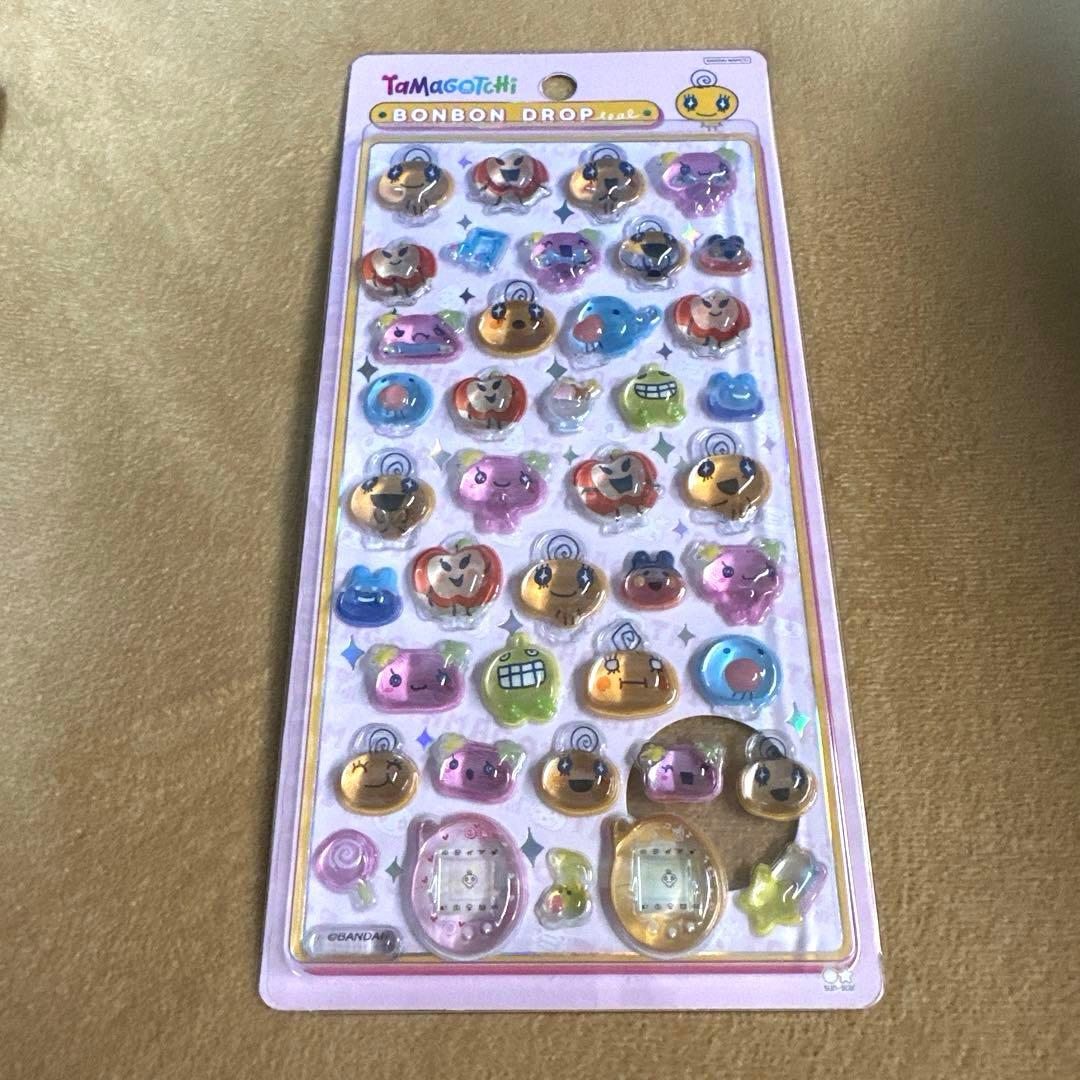 国内正規品　たまごっち　ボンボンドロップシール　4枚セット　コンプリート