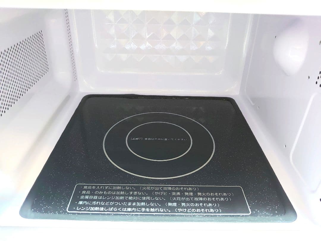 アイリスオーヤマ 2024年製 電子レンジ フラットテーブル 使用期間約3か月
