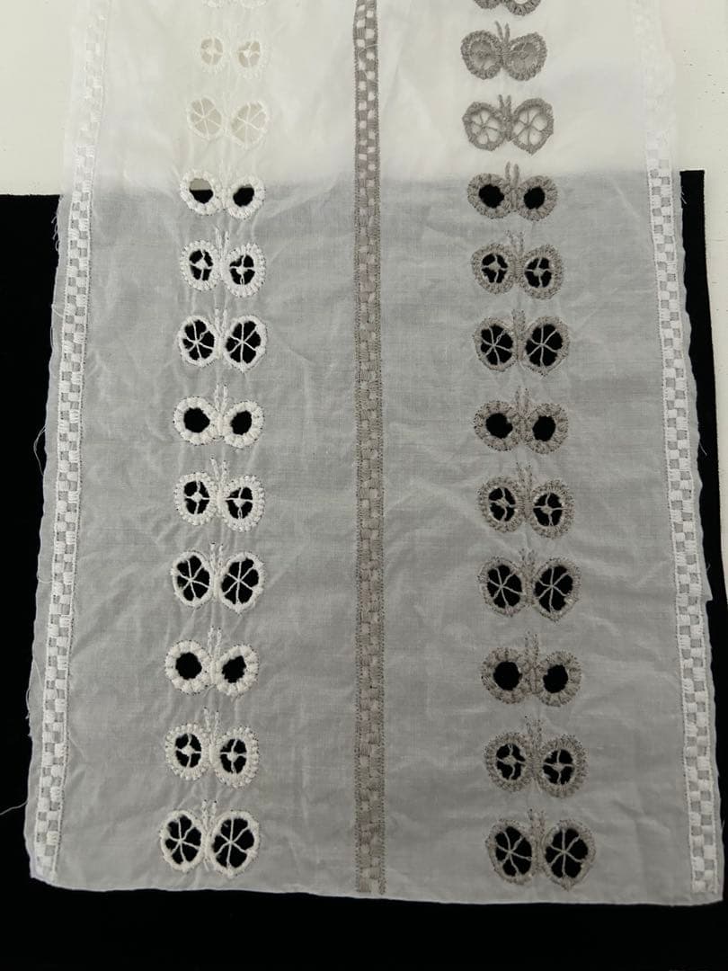 ミナペルホネン　chiyo 刺繍布地　mina perhonen 春まち　春待2