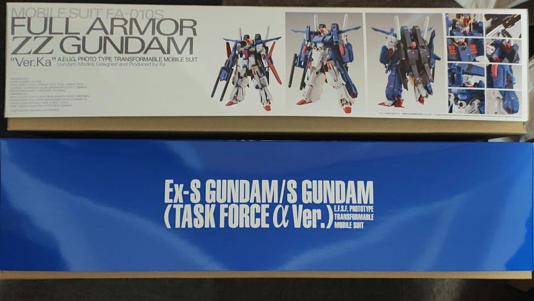 MG Ex-sガンダム　タスクフォースa＆フルアーマーZZガンダム　ver.ka