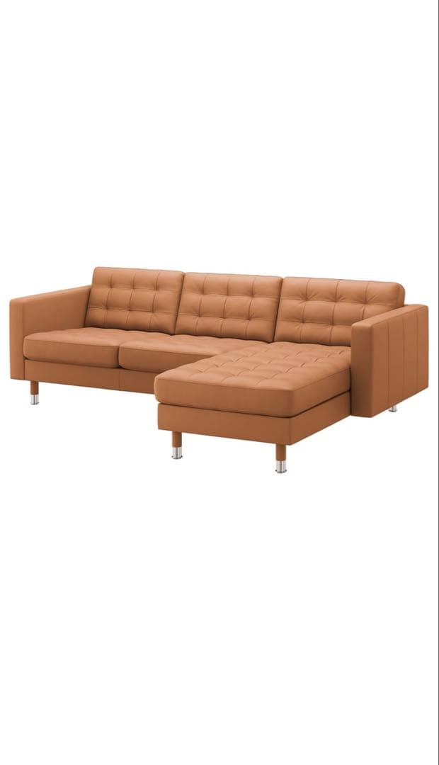 IKEA LANDSKRONA ランズクローナ 3人掛けソファ カウチ付き