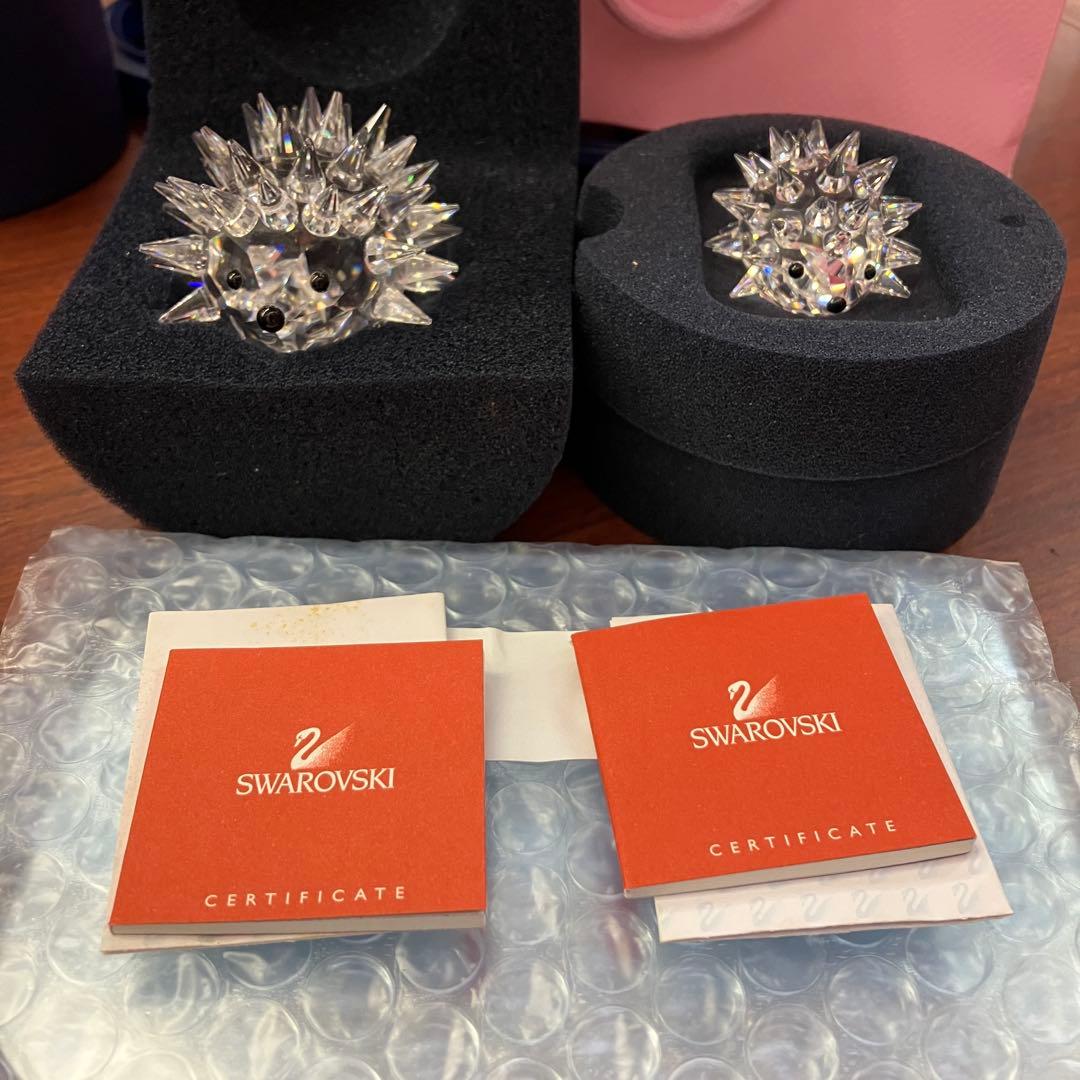 Swarovski ハリネズミ 2個セット